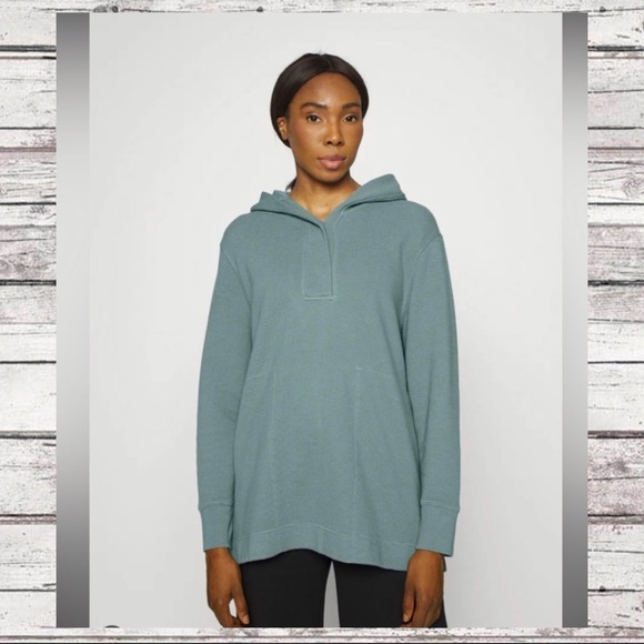 Athleta Tops Nwot Athleta Coaster Luxe Waffle Hoodie Oversized